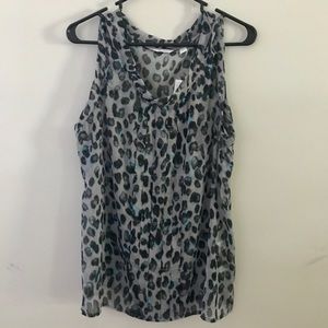 New York & Company animal print tank top